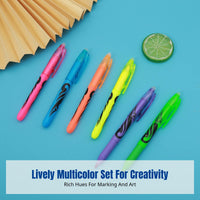 Erasable Highlighter Pen Set, Multicolor, Effortless Writing, Heat-sensitive Disappearing Ink, Stationery Supplies