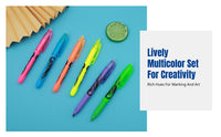 Erasable Highlighter Pen Set, Multicolor, Effortless Writing, Heat-sensitive Disappearing Ink, Stationery Supplies