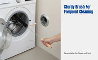 Washing Machine & Dryer Cleaning Brush, Flexible Brush, Long Handle, Deep Clean for Drum & Wall