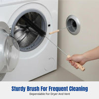 Washing Machine & Dryer Cleaning Brush, Flexible Brush, Long Handle, Deep Clean for Drum & Wall
