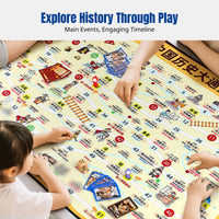 Chinese History Board Game, Educational Card Chess, Family Party Interactive Toy