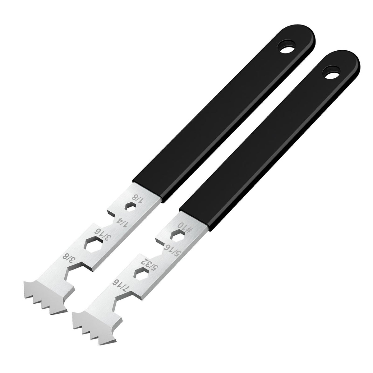 2 Pieces Paving Tile Removal Tool Gripping Grooves Block Lifter Comfortable Grip Slim Design for DIY Enthusiasts, Homeowners
